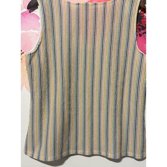 Grain and Malice Tank - Striped Tank - Size Large - Color Multi - Picture 2 of 6